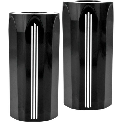 PERFORMANCE MACHINE (PM) 02082045BM Performance Machine (Pm) Fork Slider Covers - Contrast Cut - Tech 0208-2045-Bm