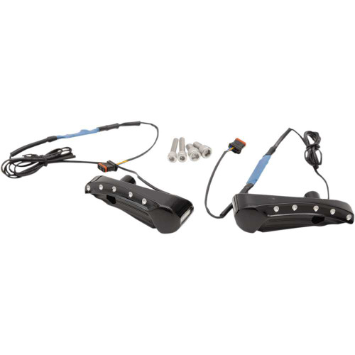 COVINGTONS C1300B Covingtons Turn Signal - Dimpled - Black - Fltr C1300-B