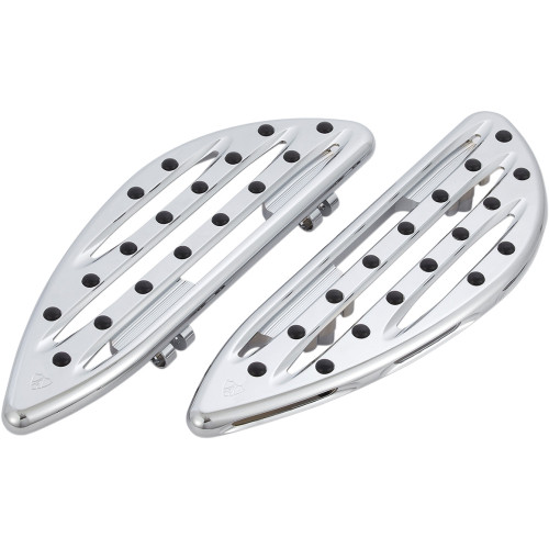 Arlen Ness Driver Floorboards - Deep Cut - Chrome 06-838
