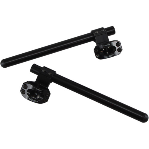 Driven Racing Handlebar - Clip-On - Halo - Riser - 41 Mm - Black Dhclor41Bk