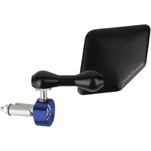 Driven Racing Halo Mirror - Blue - Left Dhbml-Bl
