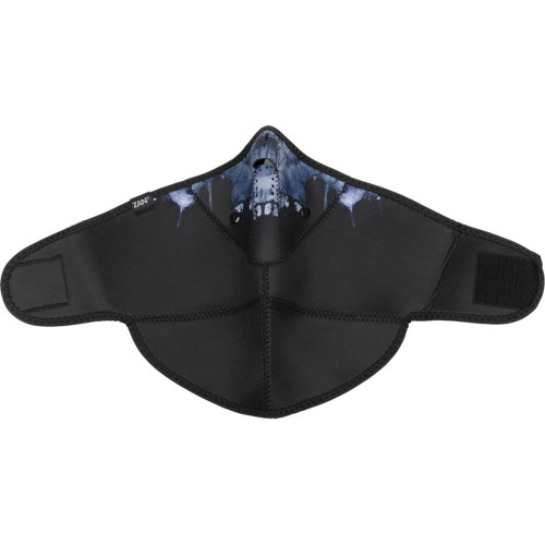 ZAN HEADGEAR WNX417H3 Zan Headgear 3-Panel Neo-X Neoprene Face Mask - Midnight Skull Wnx417H3