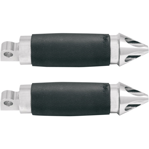 Avon Grips Footpegs - Custom Spike - Chrome Fp-Cc-85-Ch-Spi