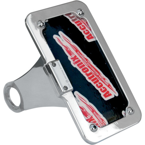 Accutronix Side Mount License Plate Assembly - Chrome Lpf114Hv-C
