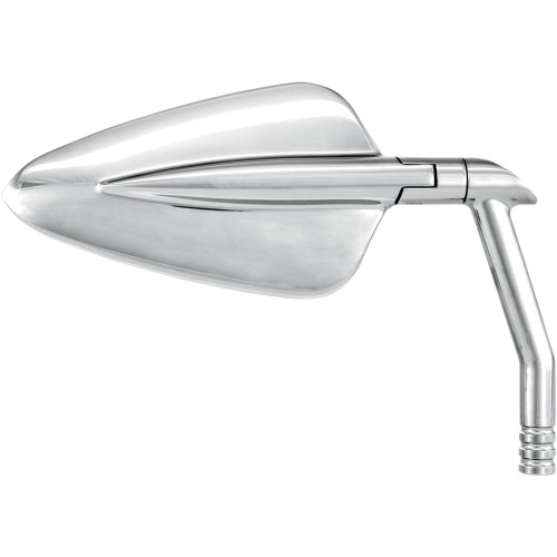 Performance Machine (Pm) Mirror - Vision - Arrow Xl - Side View - Triangle - Chrome - Left/Right 0064-2032-Ch