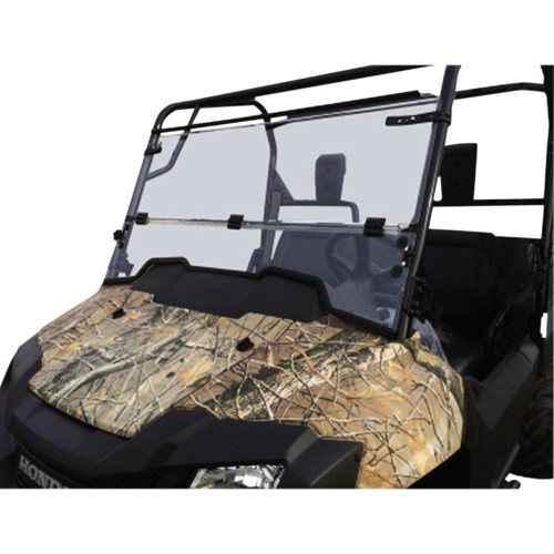 Moose Utility Full Folding Windshield - Wolverine Lema100-0032