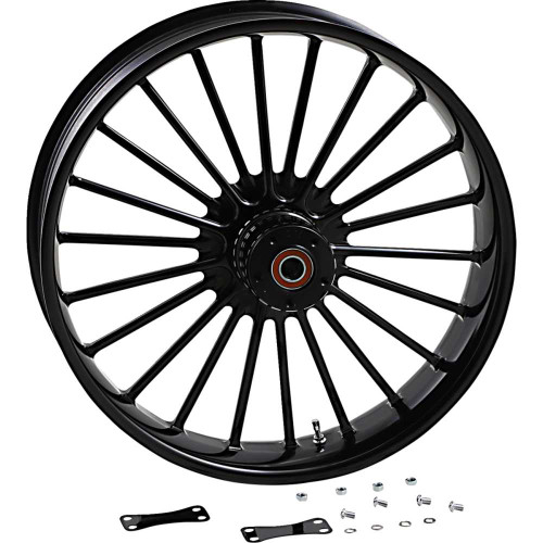 RC COMPONENTS 0321350126B Rc Components Wheel - Illusion - Front - Dual Disc/Without Abs - Black - 21X3.5 0321350-126B