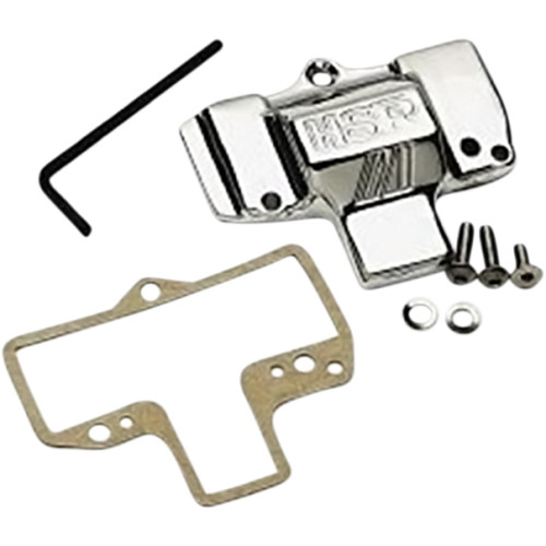 Mikuni Carburetor Top Cover With Logo - Chrome Khs-029