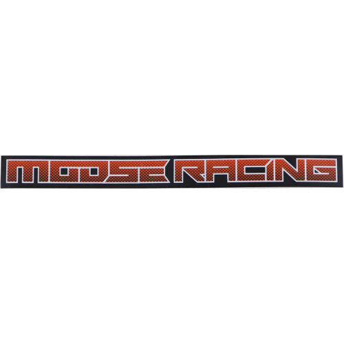 MOOSE RACING 43202410 Moose Racing Decal - Moose Corporate - Orange/White - 6" 4320-2410