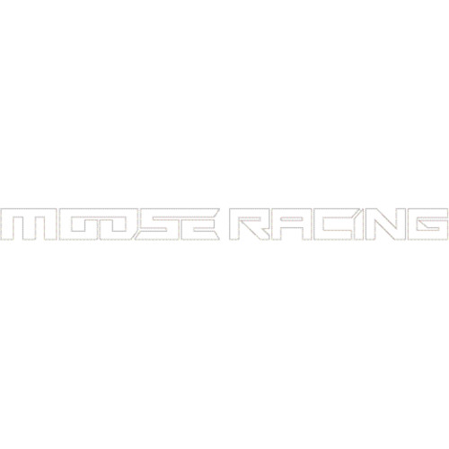 Moose Racing Decal - S20 - Moose Trailer - White 4320-2214