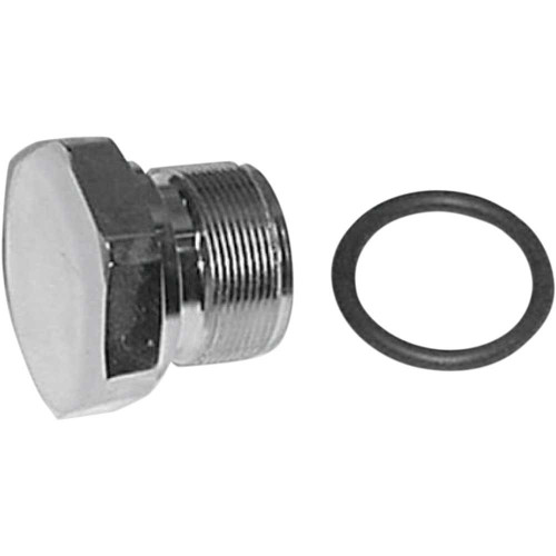 COLONY 23731 Colony Fork Tube Cap - Upper - Chrome - Flat Top Design - '71-'72 Fx | '52-'72 Xl 2373-1