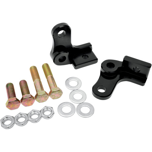 La Choppers Rear Lowering Kit - Black Powder Coated - Lowers 1" - '00-'04 Xl La-7500-00