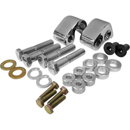 LA CHOPPERS LA759000 La Choppers Rear Lowering Kit - Chrome - Lowers 1" - '02-'16 Fl La-7590-00