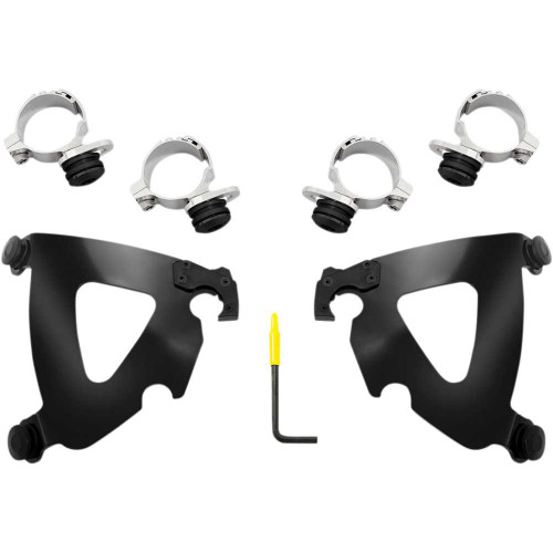 MEMPHIS SHADES MEB2037 Memphis Shades Road Warrior Mounting Kit - Black - Scout Meb2037