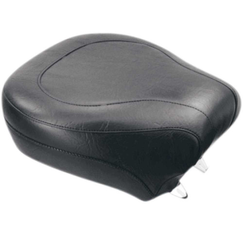 MUSTANG 75764 Mustang Wide Rear Seat - Smooth - Black - Softail '84-'99 75764