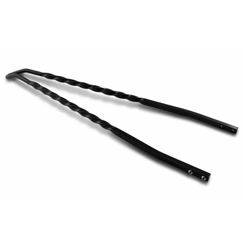 CYCLE VISIONS CV8040B Cycle Visions Twisted Sticks Sissy Bar - Black - 30" Cv-8040B