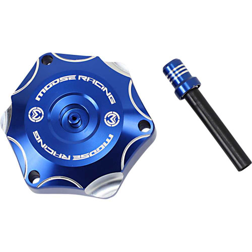 MOOSE RACING T034132L Moose Racing Aluminum Gas Cap - Blue - Yamaha T03-4132L