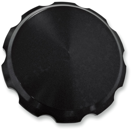 Joker Machine Gas Cap - Smooth - Black - Harley-Davidson 10-442B Joker Machine Gas Cap - Smooth - Black - Harley-Davidson 10-442B