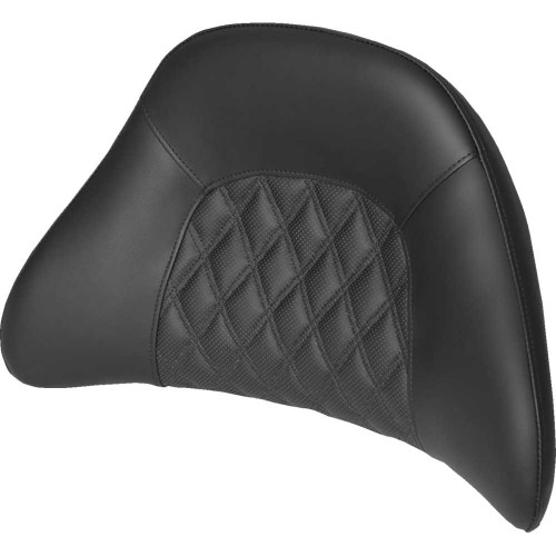 SADDLEMEN 0111884LS Saddlemen Tour-Pak Backrest Pad - Lattice Stitched - Black 01-11884Ls