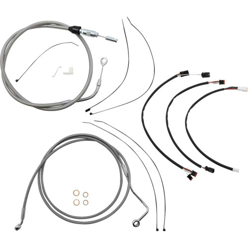 MAGNUM SHIELDING 5891172 Magnum Shielding Xr Handlebar Installation Kit - Stainless Steel/Chrome 5891172