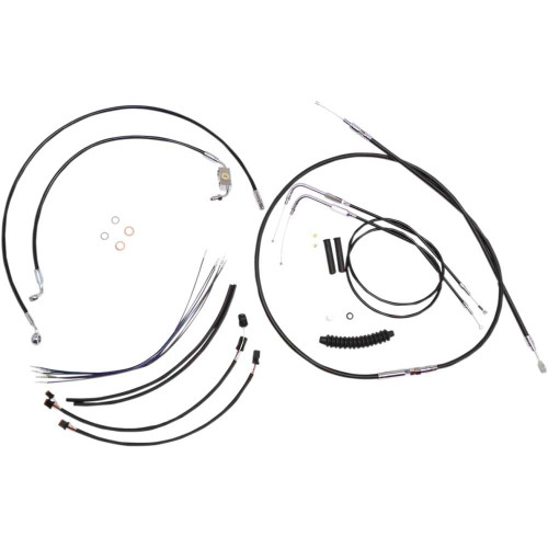 MAGNUM SHIELDING 489202 Magnum Shielding Xr Handlebar Installation Kit - Black 489202