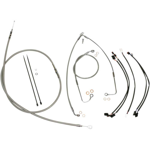 MAGNUM SHIELDING 589782 Magnum Shielding Xr Handlebar Installation Kit - Stainless Steel/Chrome 589782