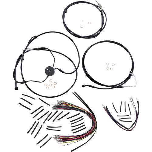 MAGNUM SHIELDING 486022 Magnum Shielding Xr Handlebar Installation Kit - Black 486022