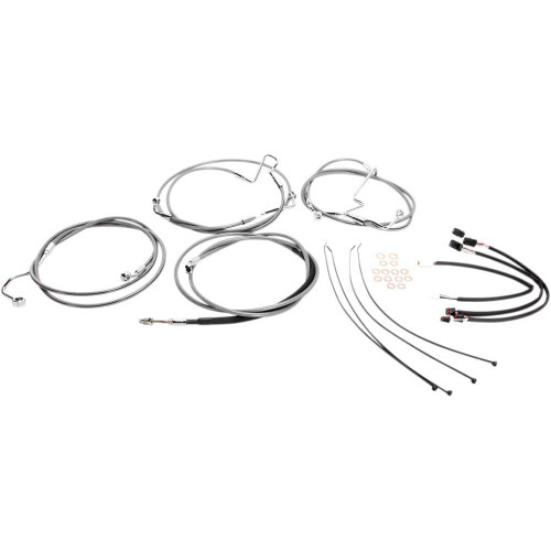 MAGNUM SHIELDING 589841 Magnum Shielding Xr Handlebar Installation Kit - Stainless Steel 589841