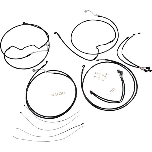 MAGNUM SHIELDING 486412 Magnum Shielding Xr Handlebar Installation Kit - Black 486412