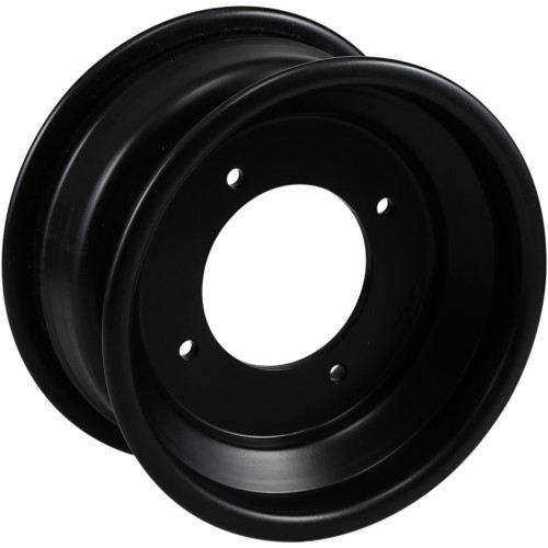 Rolled-Lip Spun Wheel - Front - Black - 10X5 - 4/144 - 3+2 261Rl105144B3 Rolled-Lip Spun Wheel - Front - Black - 10X5 - 4/144 - 3+2 261Rl105144B3