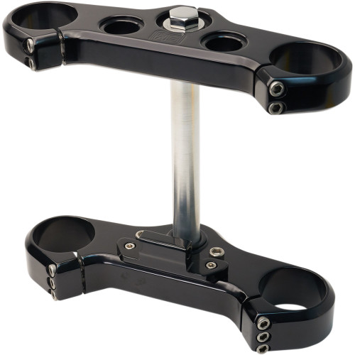 Speed Merchant Elite Triple Trees - 49 Mm - Black - '18-'20 Fxfb Sm-Fatbobttb