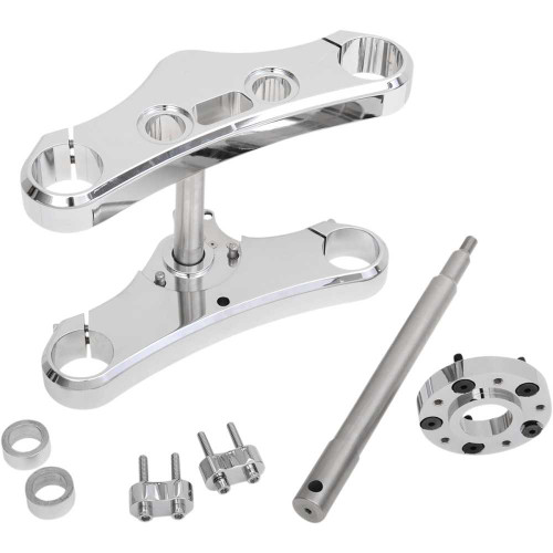 ACCUTRONIX TWD349ESCK8 Accutronix Triple Tree - 49 Mm - Chrome - 3 Rake Twd349-Esck8