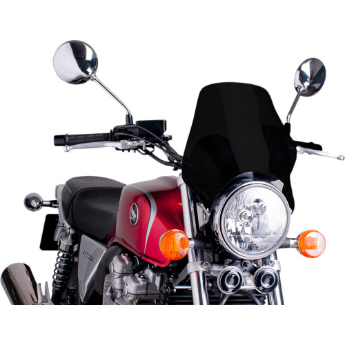 Puig Hi-Tech Parts Naked Windshield - Black 0869N