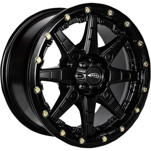 Ams Wheel - Roll'N 106 - Front/Rear - Black - 14X7 - 4/137 - 5+2 4753-046As