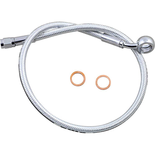 MAGNUM SHIELDING AS378122 Magnum Shielding Brake Line - 12Mm-35 - 22" - Sterling Chromite Ii As378122