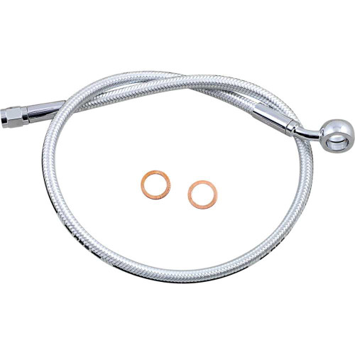 MAGNUM SHIELDING AS378124 Magnum Shielding Brake Line - 12Mm-35 - 24" - Sterling Chromite Ii As378124