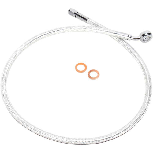 MAGNUM SHIELDING AS37930 Magnum Shielding Brake Line - 7/16-35 - 30" - Sterling Chromite Ii As37930