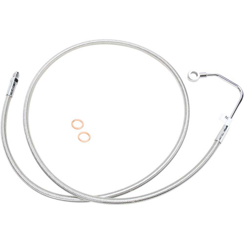 MAGNUM SHIELDING 57011 Magnum Shielding Mid Brake Line - Abs - Polished Stainless 57011