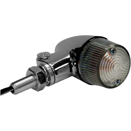 K&S TECHNOLOGIES 258331CM K&S Technologies Marker Light - Single Filament - Chrome/Clear 25-8331Cm