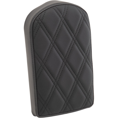 Drag Specialties Sissy Bar Pad - Double Diamond - Black - 10"