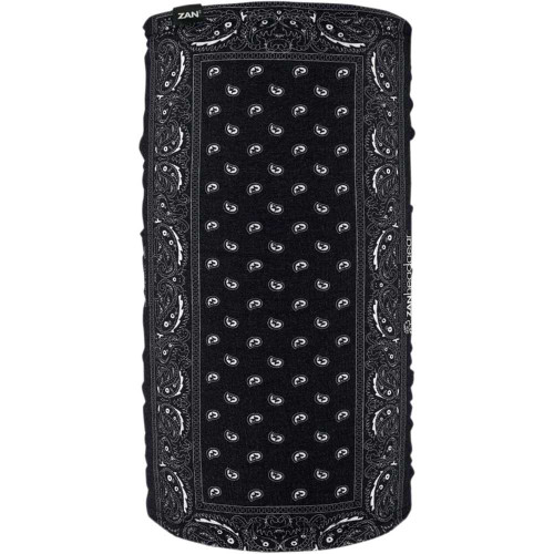 ZAN HEADGEAR TF101 Zan Headgear Motley Tube Fleece Lined - Black Paisley Tf101