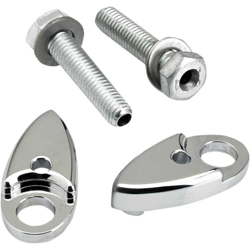 JOKER MACHINE 05553C Joker Machine Adapter Plates - Dyna - Chrome 05-55-3C