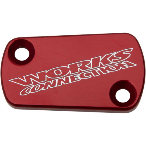WORKS CONNECTION 21151 Works Connection Clutch Cover - Red 21-151