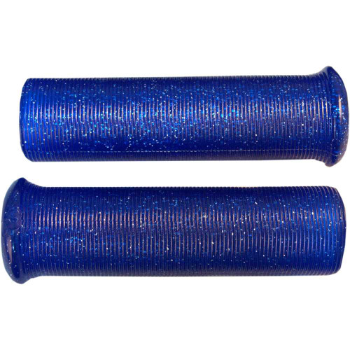 EMGO 4221113 Emgo Grips - Retro - Metal - 1" - Blue 42-21113