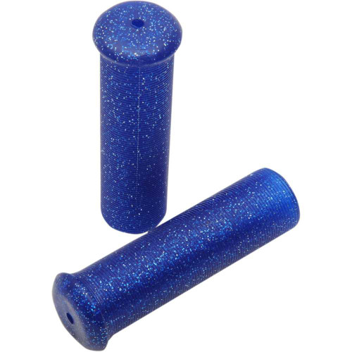 EMGO 4221123 Emgo Grips - Retro - Metal - 7/8" - Blue 42-21123
