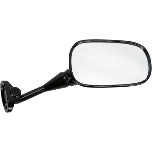 EMGO 2087023 Mirror - Side View - Carbon Fiber - Rectangle - Right - Honda 20-87023
