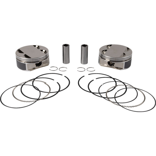 S&S Cycle Big Bore Piston Kit - 128" - +.010 - M8 920-0142