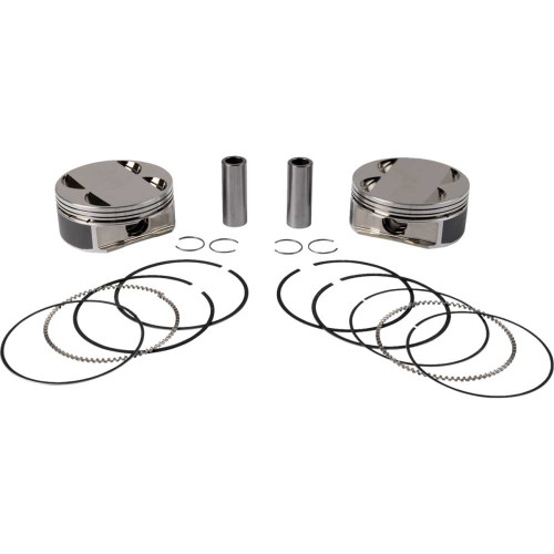 S&S CYCLE 9200142 S&S Cycle Big Bore Piston Kit - 128" - +.010 - M8 920-0142