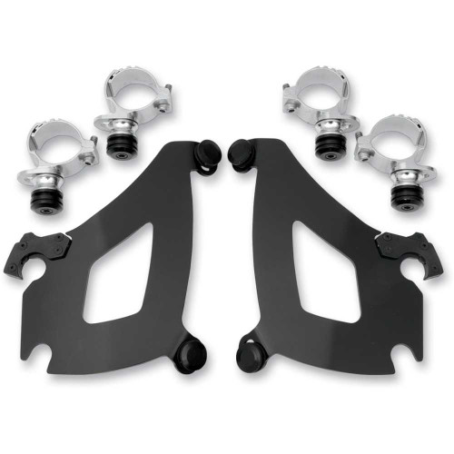 MEMPHIS SHADES MEK1965 Memphis Shades Bullet Mounting Kit - Vt1300Cs - Black Mek1965