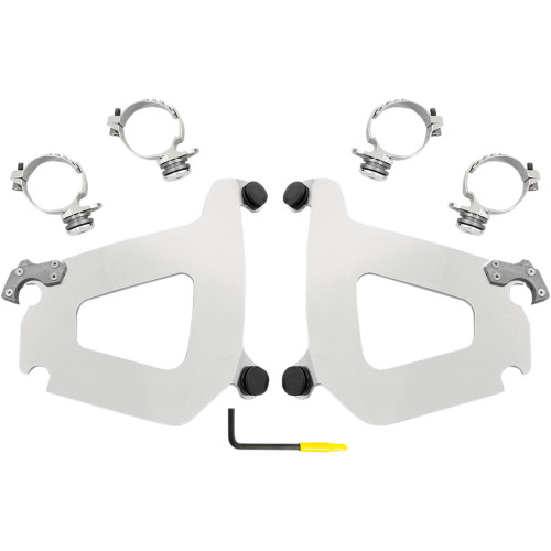 Memphis Shades Bullet Mounting Kit - Xv19 - Polished Mek2010 Memphis Shades Bullet Mounting Kit - Xv19 - Polished Mek2010